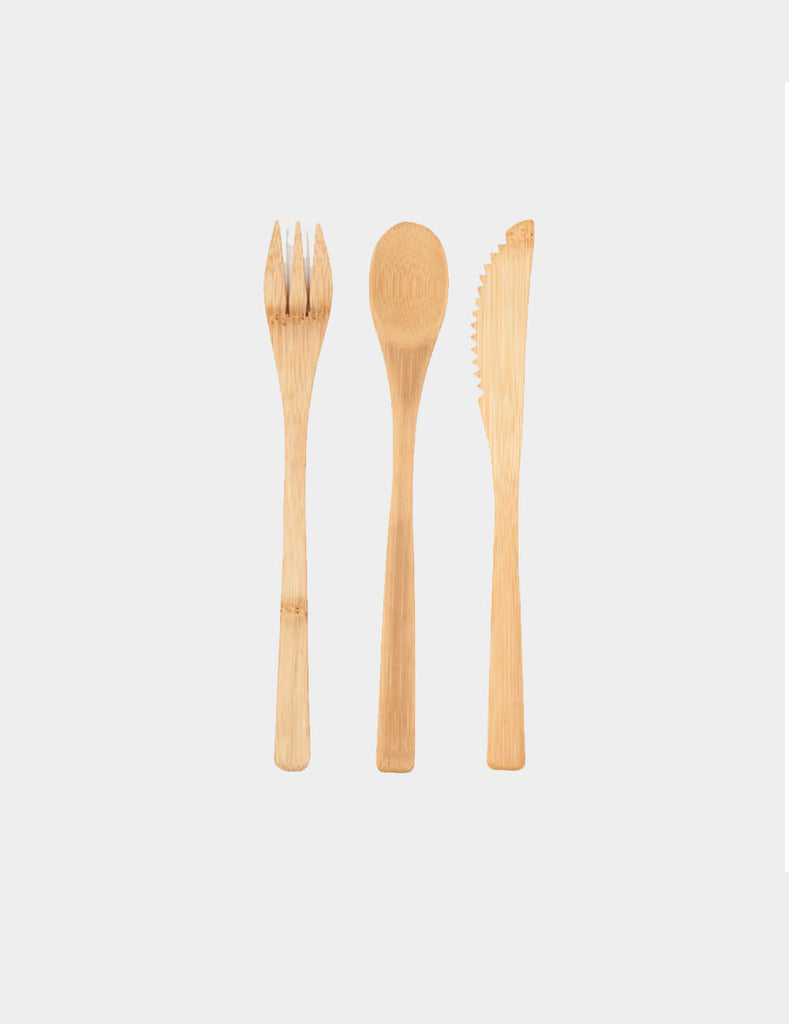 Bamboo Cutlery 6 Piece