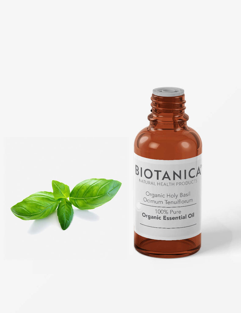 Biotanica, Holy Basil, Premium Organic Essential Oil