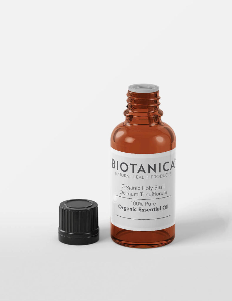 Biotanica, Holy Basil, Premium Organic Essential Oil