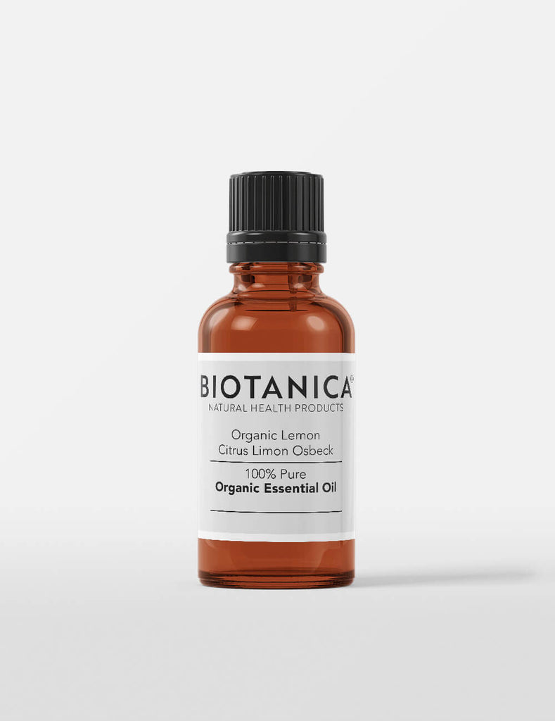 Biotanica, Lemon, Premium Organic Essential Oil